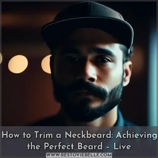 how to trim neckbeard