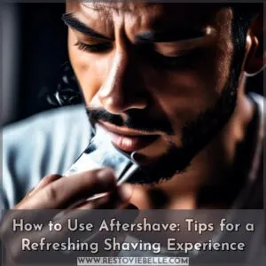 how to use aftershave