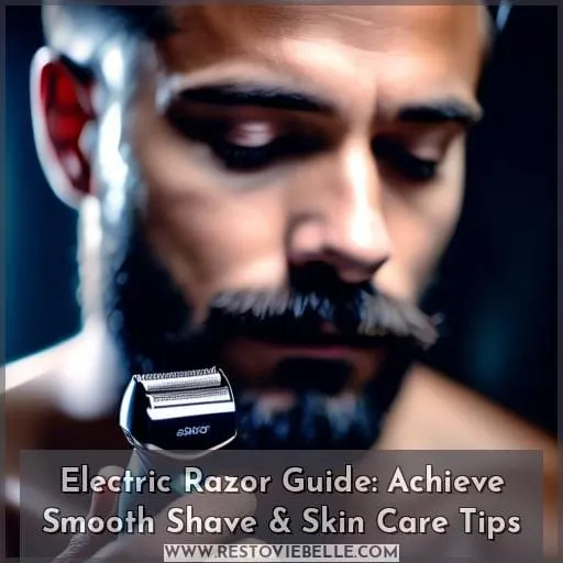 how to use an electric razor