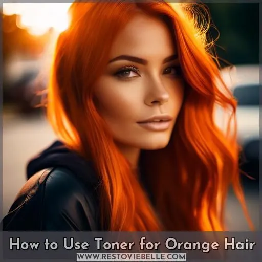 How to Use Toner for Orange Hair