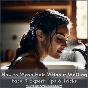 how to wash hair without getting face wet