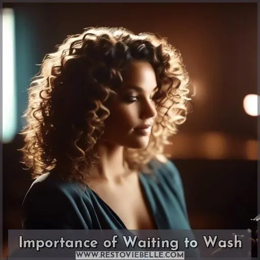 Importance of Waiting to Wash