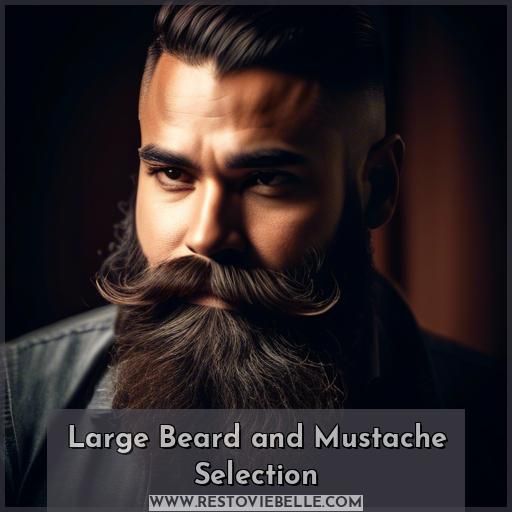 Large Beard and Mustache Selection