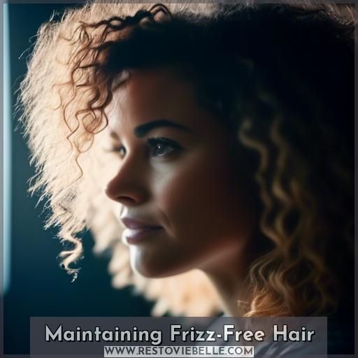 Maintaining Frizz-Free Hair
