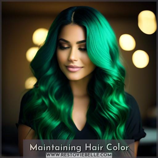 Maintaining Hair Color Maintaining Hair Color