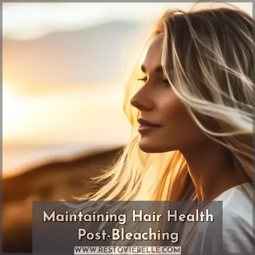 Maintaining Hair Health Post-Bleaching