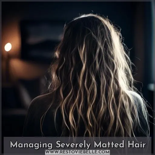 Managing Severely Matted Hair