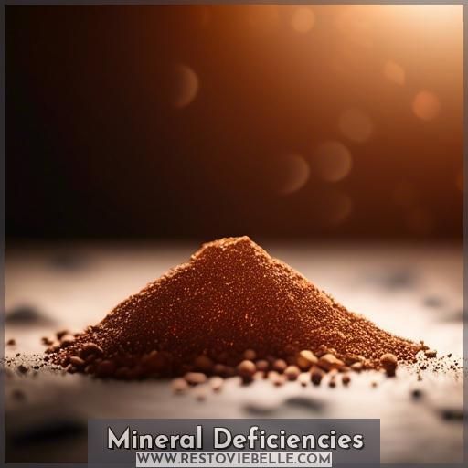 Mineral Deficiencies Mineral Deficiencies