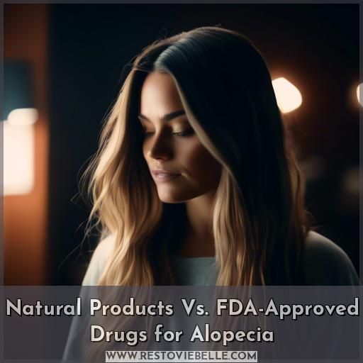 Natural Products Vs. FDA-Approved Drugs for Alopecia
