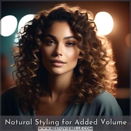 Natural Styling for Added Volume