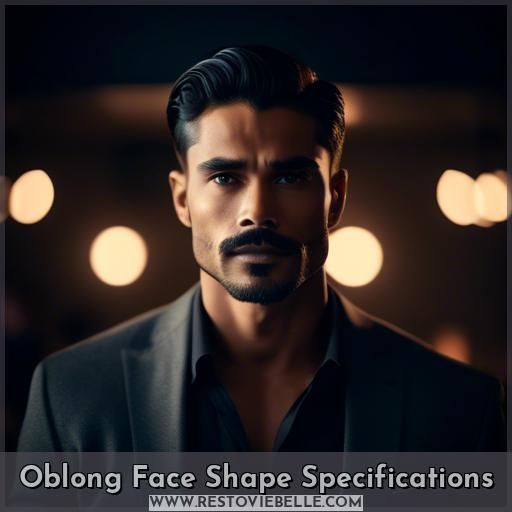 Oblong Face Shape Specifications