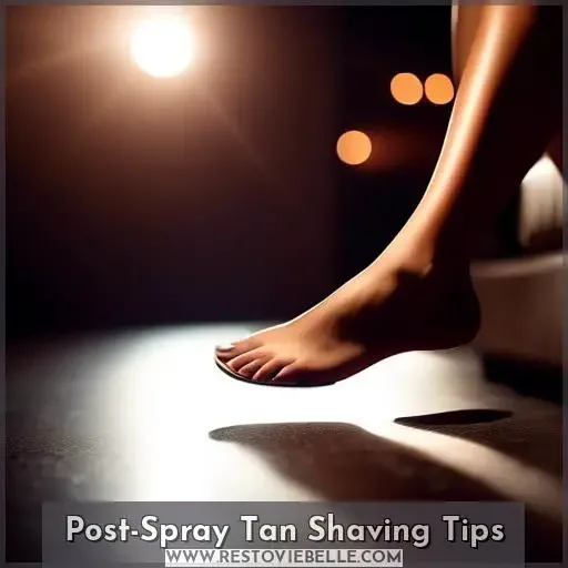 Post-Spray Tan Shaving Tips