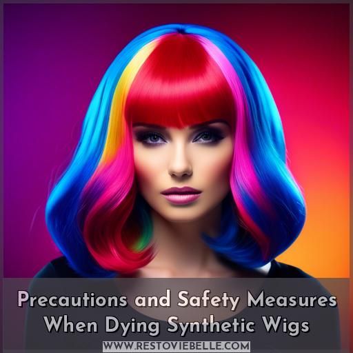 Precautions and Safety Measures When Dying Synthetic Wigs