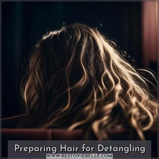 Preparing Hair for Detangling