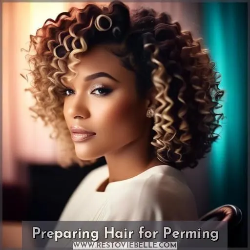 Preparing Hair for Perming