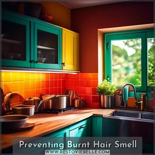 Preventing Burnt Hair Smell