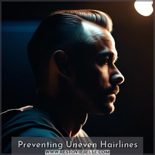 Preventing Uneven Hairlines