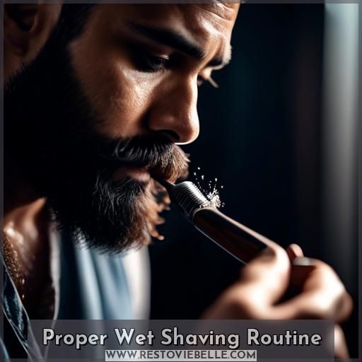 Proper Wet Shaving Routine Proper Wet Shaving Routine