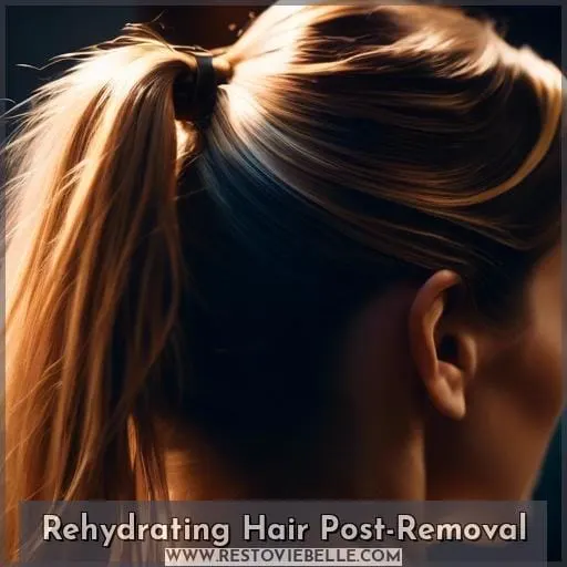 Rehydrating Hair Post-Removal
