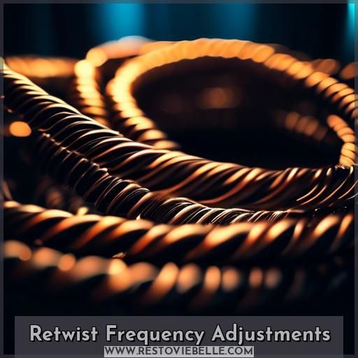 Retwist Frequency Adjustments