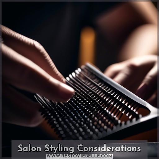 Salon Styling Considerations