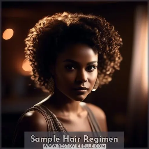 Sample Hair Regimen