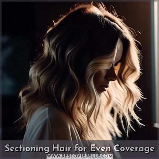 Sectioning Hair for Even Coverage