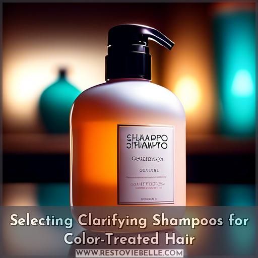 Selecting Clarifying Shampoos for Color-Treated Hair