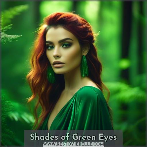 Shades of Green Eyes Shades of Green Eyes