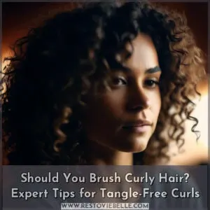 should you brush curly hair