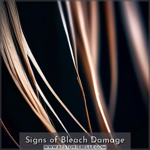 Signs of Bleach Damage
