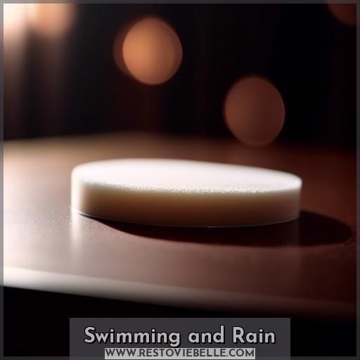 Swimming and Rain