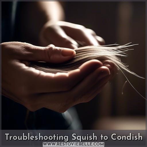 Troubleshooting Squish to Condish Troubleshooting Squish to Condish