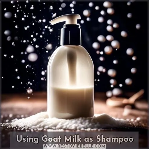 Using Goat Milk as Shampoo
