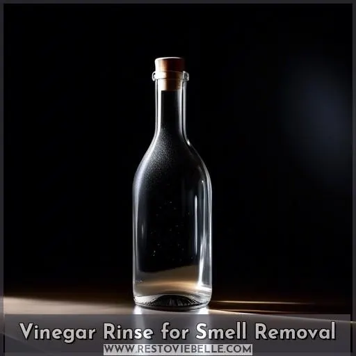 Vinegar Rinse for Smell Removal