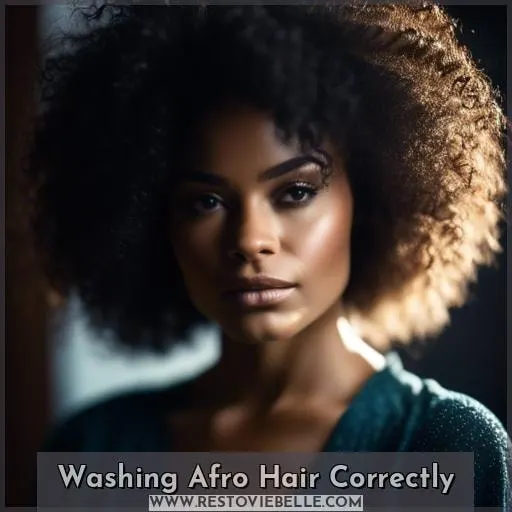 Washing Afro Hair Correctly
