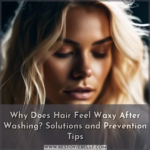waxy hair after washing
