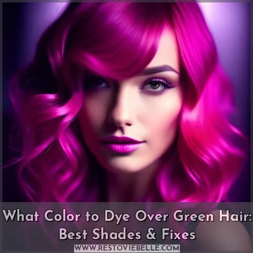 what color to dye over green hair