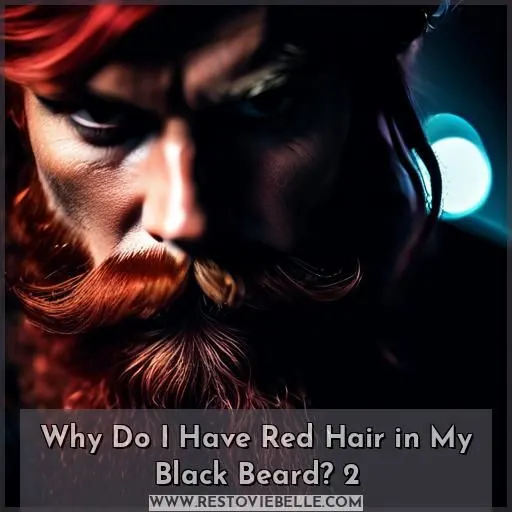 Why Do I Have Red Hair in My Black Beard 2