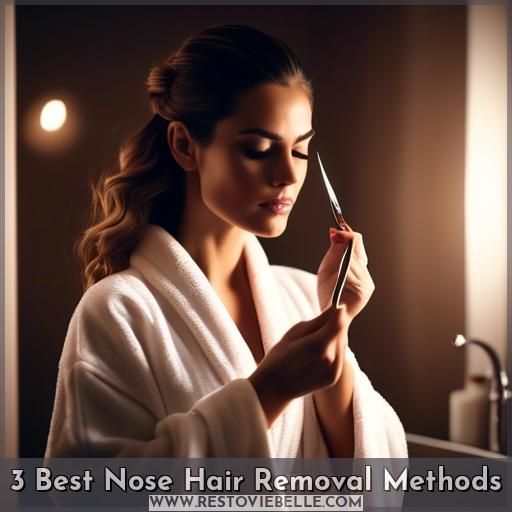 3 Best Nose Hair Removal Methods