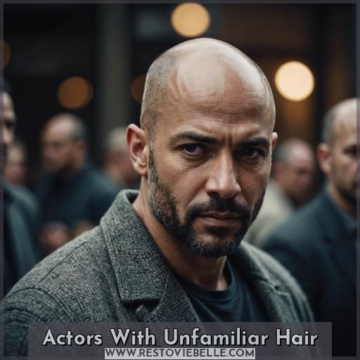 Actors With Unfamiliar Hair