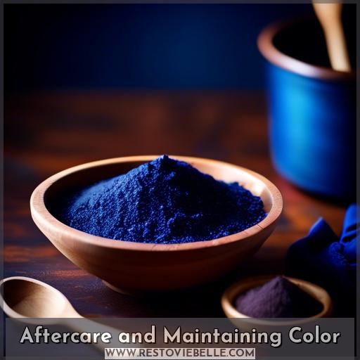 Aftercare and Maintaining Color