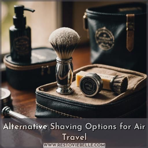 Alternative Shaving Options for Air Travel