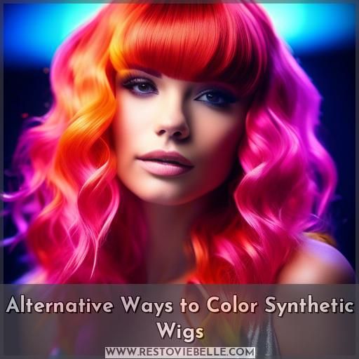 Alternative Ways to Color Synthetic Wigs