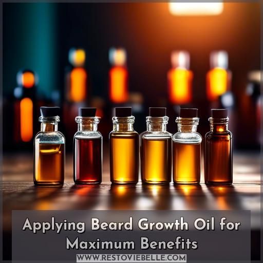 Applying Beard Growth Oil for Maximum Benefits