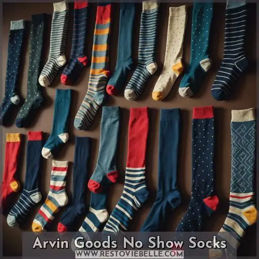 Arvin Goods No Show Socks