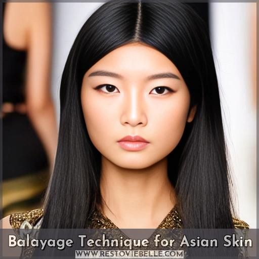 Balayage Technique for Asian Skin