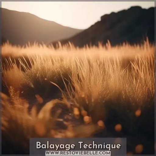 Balayage Technique
