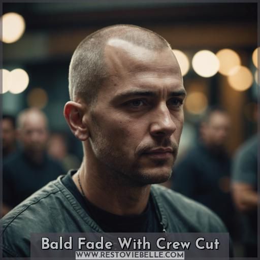 Bald Fade With Crew Cut