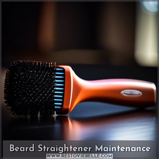 Beard Straightener Maintenance